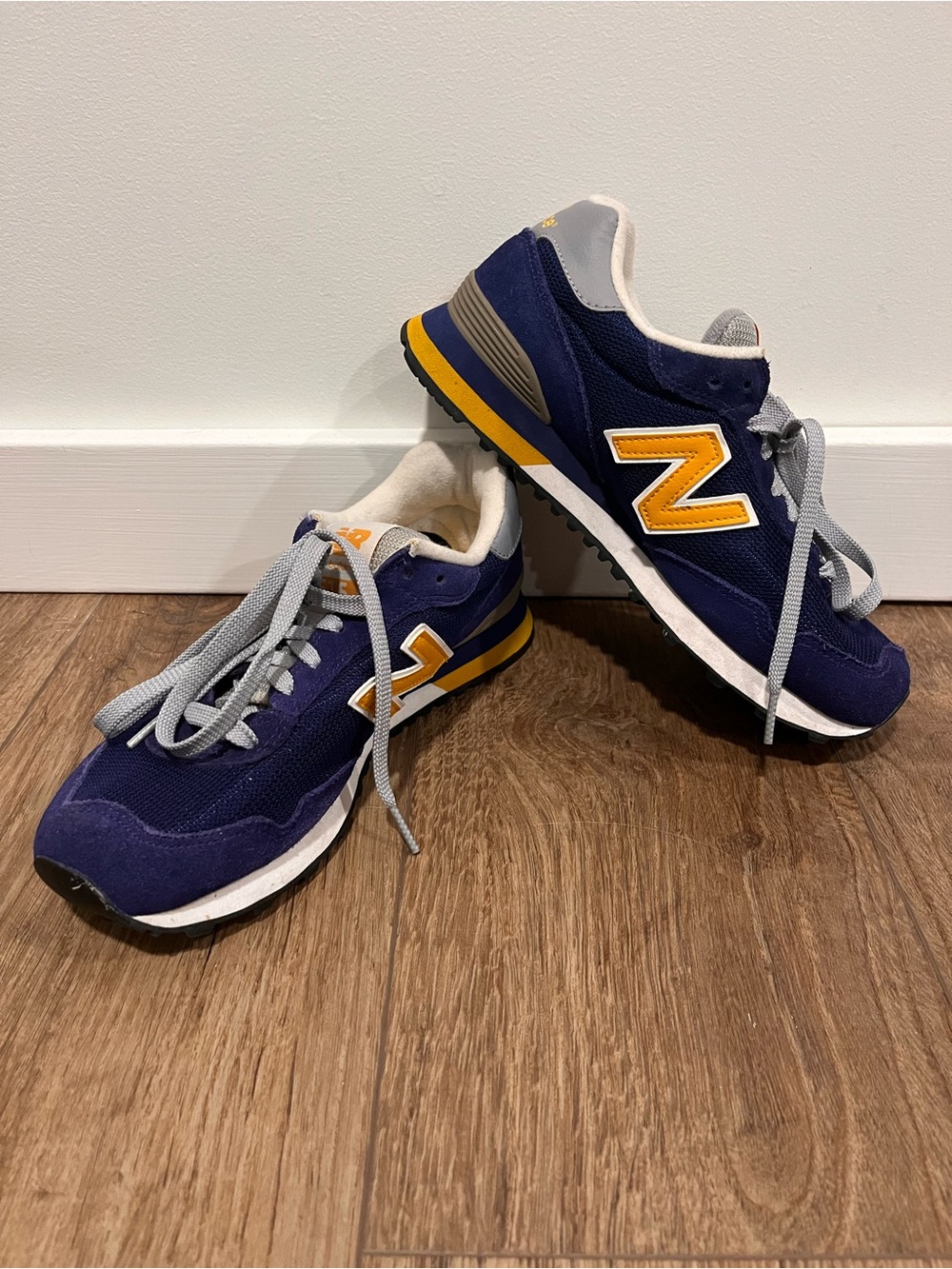 New Balance 515 Classics Sneakers Men's Size 6.5 Navy Blue/Yellow ML515CPC